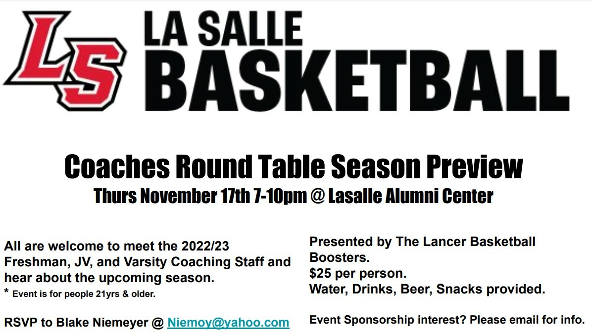 La Salle Basketball Coaches Round Table Season Preview 2022